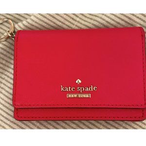Red Kate Spade Bi-fold Wallet